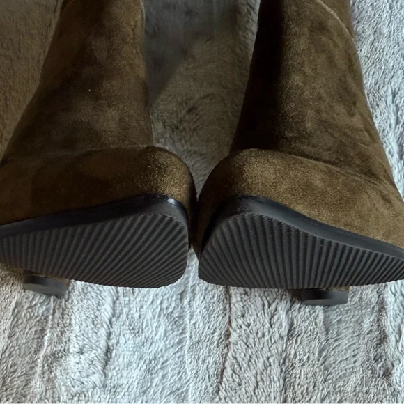 Donald J Pliner Women's Vantisp Kid Suede Boot Khaki Size 9.5 - Picture 8 of 16